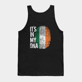 Ireland Flag Fingerprint My Story DNA Irish Tank Top